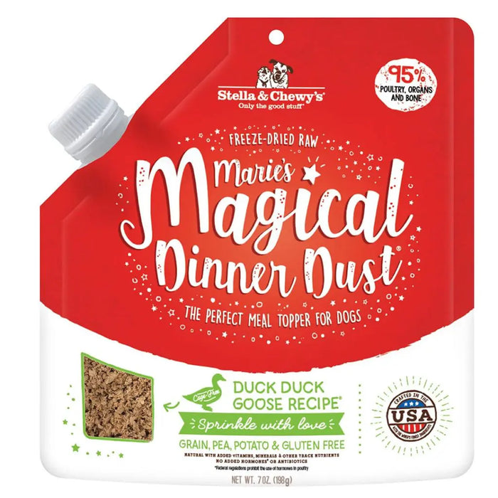 Stella & Chewy Marie’s Magical Duck Duck Goose Dinner Dust For Dogs