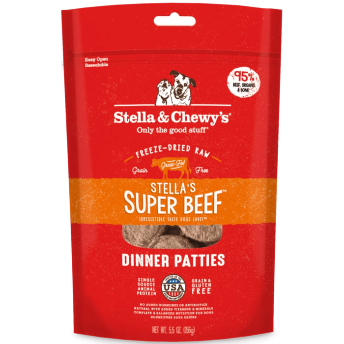Stella & Chewy's Freeze-Dried Raw Super Beef Dinner Patties