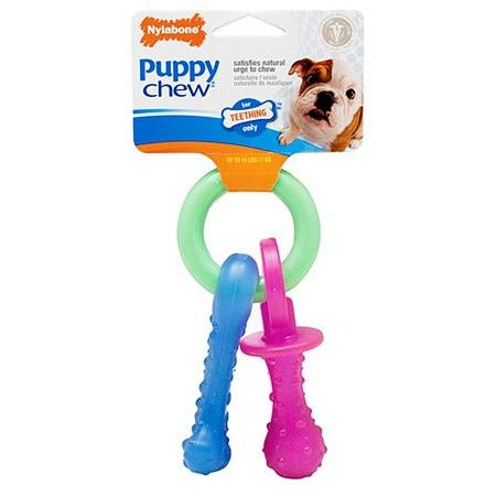 20% OFF: Nylabone Puppy Chew Teething Pacifier Toy