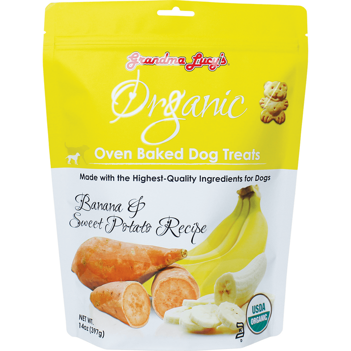 10% OFF: Grandma Lucy's Oven Baked Organic Banana & Sweet Potato Dog Treats