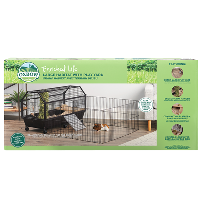 20% OFF: Oxbow Enriched Life Large Habitat With Play Yard