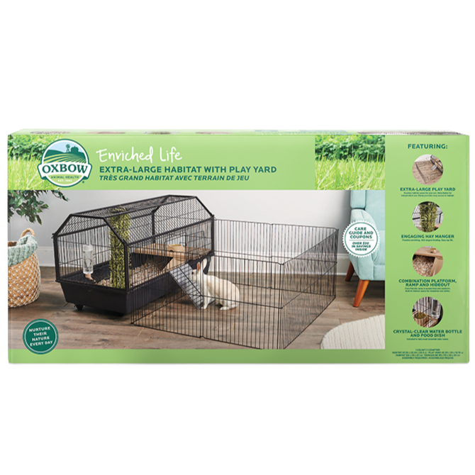 20% OFF: Oxbow Enriched Life Extra Large Habitat With Play Yard