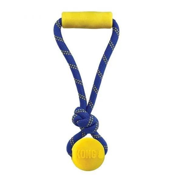 20% OFF: Kong® Jaxx Brights Tug With Ball Dog Toy (Assorted Colour)