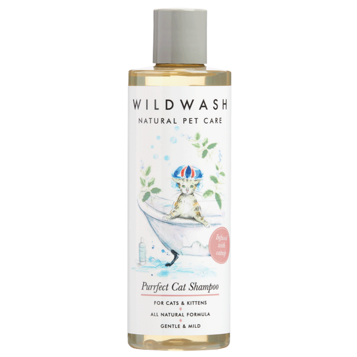 WildWash Pet Natural Purrfect Shampoo With A Catnip Infusion For Cats