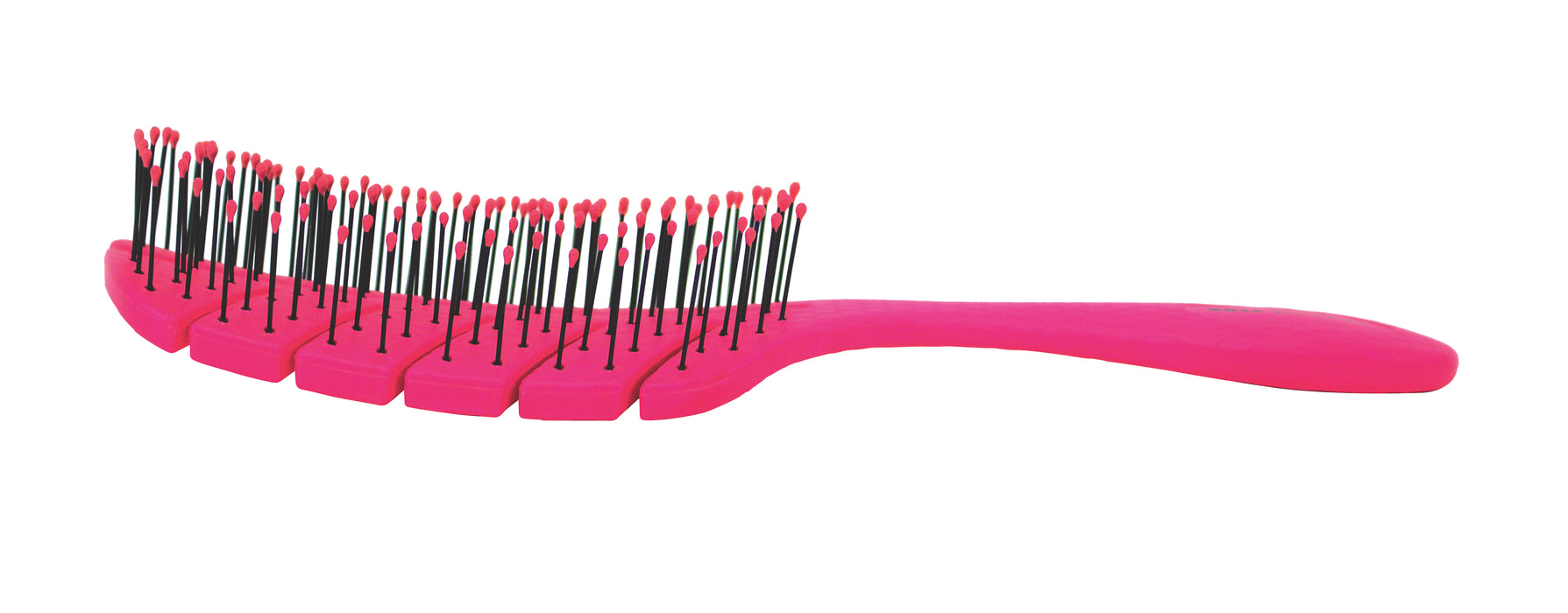 10% OFF: Bass BIO-FLEX Detangling Pink Hair Brush (Assorted Colour)