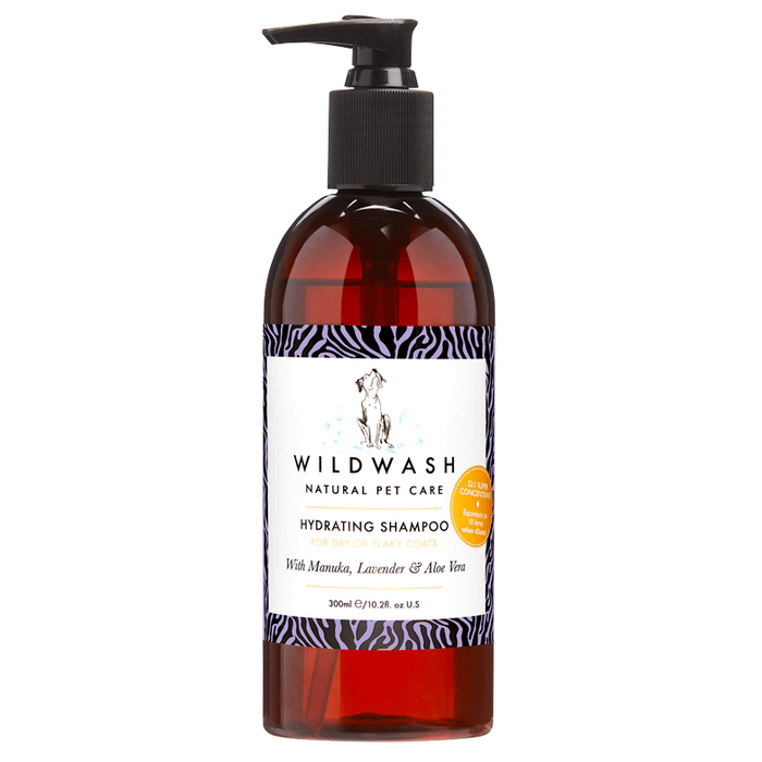 WildWash PRO Hydrating With Manuka, Lavender & Organic Aloe Vera Shampoo For Dry & Flaky Coat Dogs