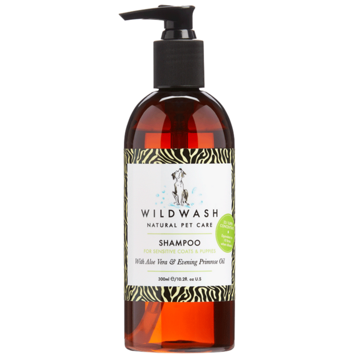 WildWash PRO Shampoo With Organic Aloe Vera & Evening Primrose Oil For Sensitive Coat Dogs & Puppies