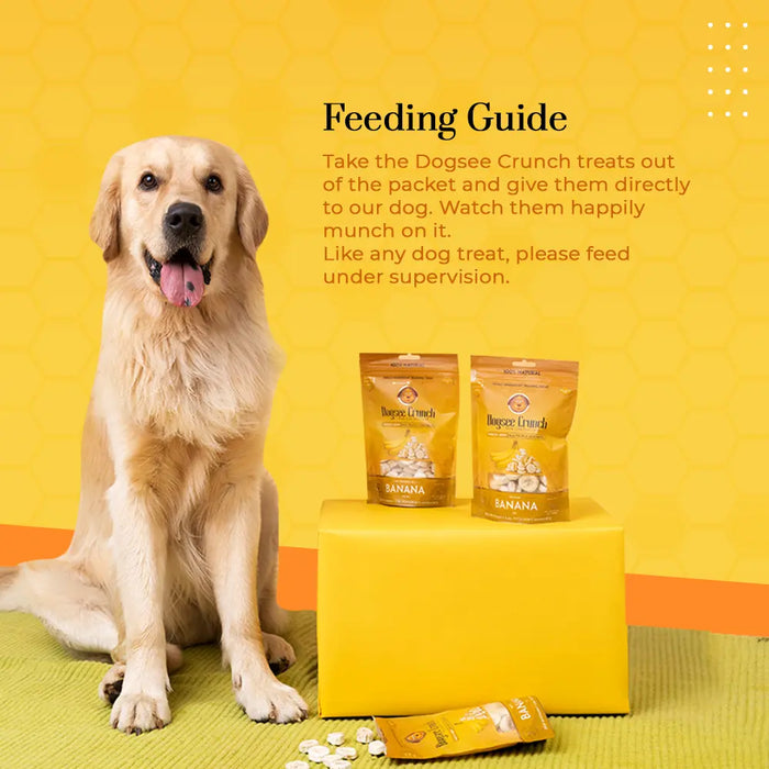 10% OFF: Dogsee Crunch Freeze-Dried Banana Dog Treats