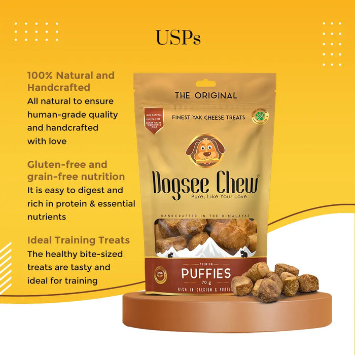 20% OFF: Dogsee Chew Puffies Bite-Sized Dog Training Treats