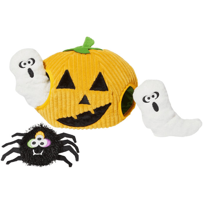 Shop The Paw Halloween Jack-O-Lantern Burrow Dog Toy