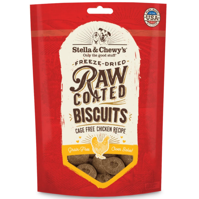 Stella & Chewy's Cage-Free Chicken Recipe Raw Coated Biscuits For Dogs