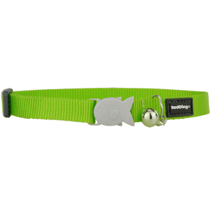 Red Dingo Classic Lime Green Cat Collar