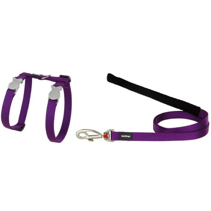 Red Dingo Classic Purple Harness & Lead Combo For Cats