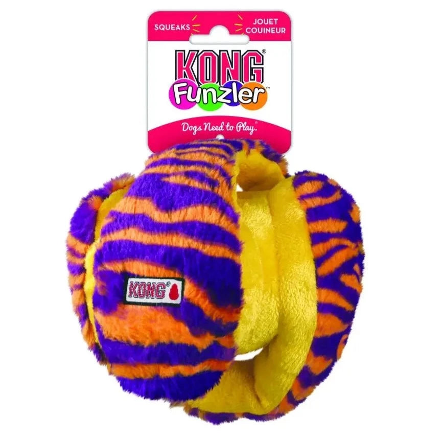 20 OFF Kong Funzler Purple Orange Dog Toy Hi 5 Paws