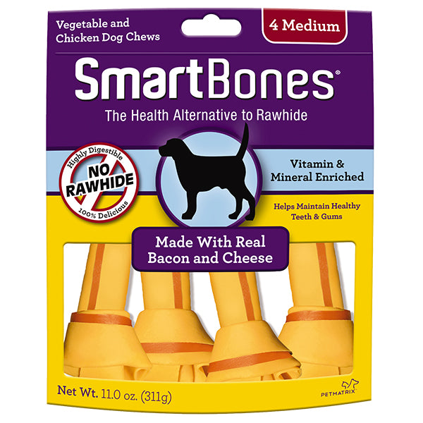 20% OFF: SmartBones Classic Small Bacon & Cheese Chews (4Pcs)