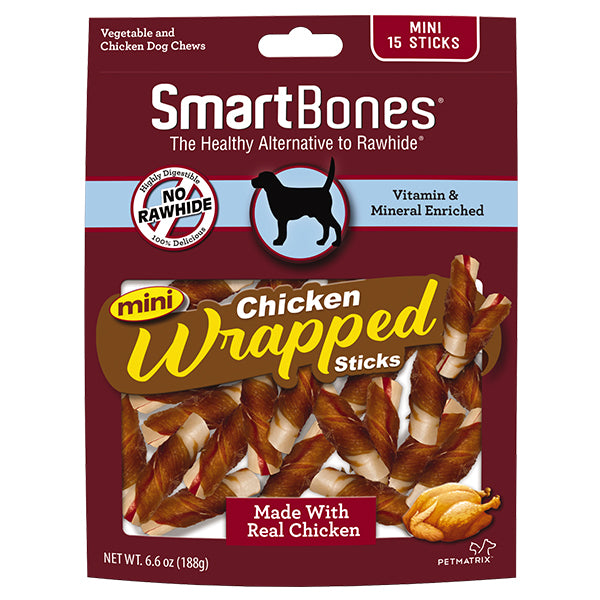20% OFF: SmartBones Mini Chicken Wrapped Sticks (15Pcs)