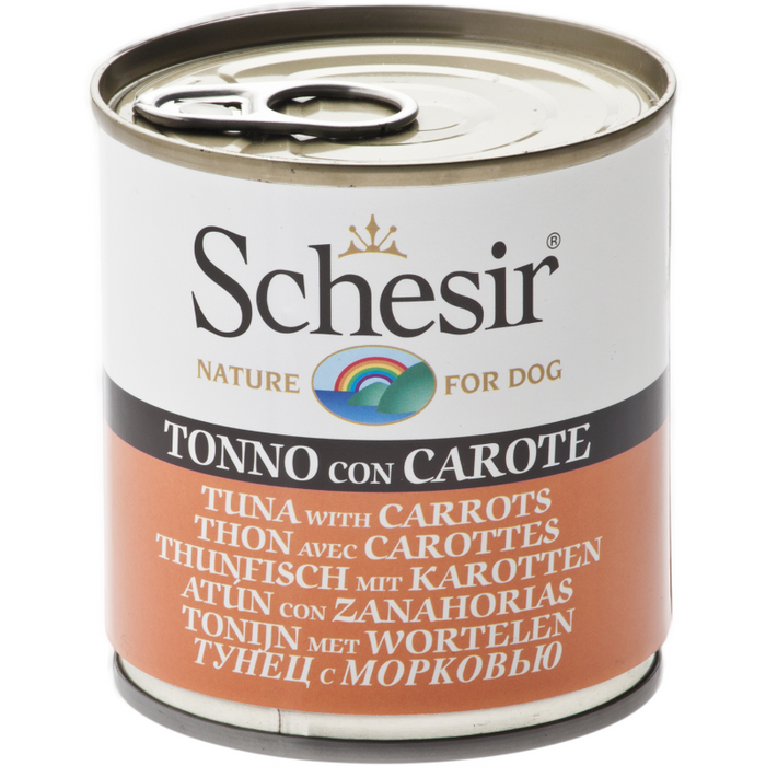 Schesir Tuna With Carrots Wet Dog Food