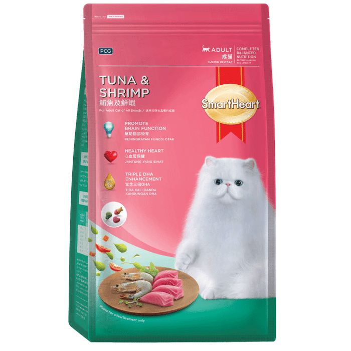 SmartHeart Tuna & Shrimp Formula Adult Dry Cat Food