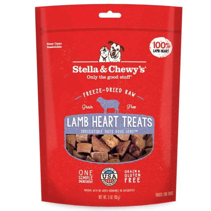 Stella & Chewy's Freeze Dried Raw Lamb Heart Dog Treats