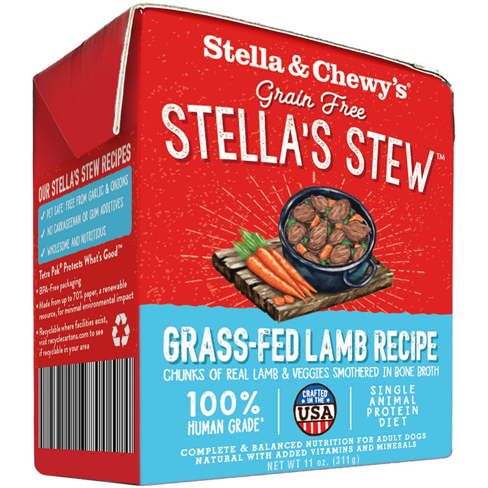 Stella & Chewy's Grain Free Grass-Fed Lamb Stew For Dogs