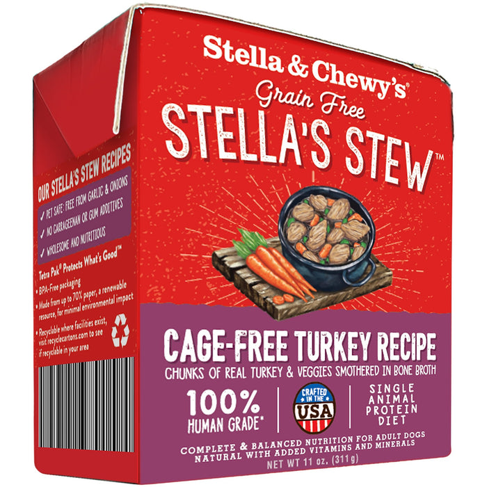 Stella & Chewy's Grain Free Cage-Free Turkey Stew For Dogs