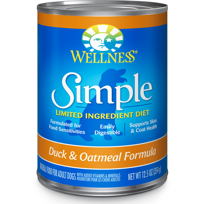 20% OFF: Wellness Simple Solution Limited Ingredient Duck & Oatmeal Wet Dog Food