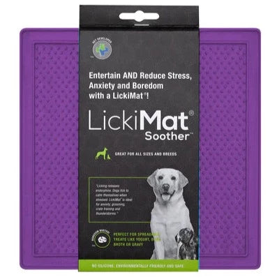 LickiMat® Classic Purple Soother™ For Dogs