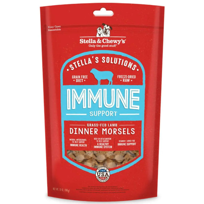 Stella & Chewy Stella's Solution Immune Boost With Freeze Dried Raw Lamb Dinner Morsels For Dogs