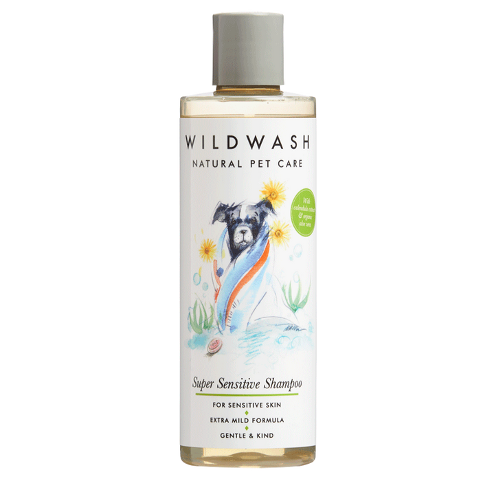 WildWash Pet Super Sensitive Shampoo With Organic Aloe Vera & Calendula For Dogs