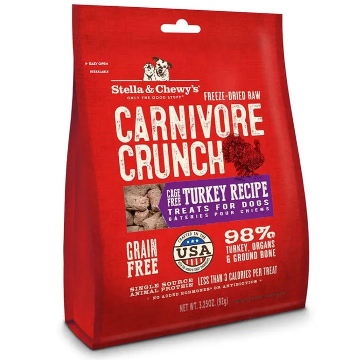 Stella & Chewy’s Freeze-Dried Raw Carnivore Crunch Cage-Free Turkey Recipe For Dogs