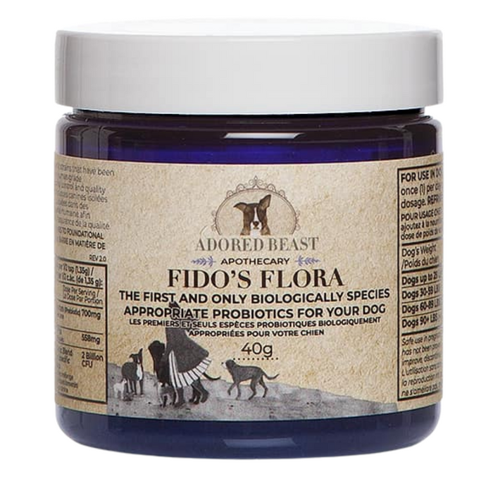 Adored Beast Fido's Flora Species Appropriate Probiotic For Dogs