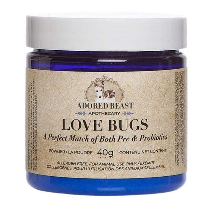 Adored Beast Love Bugs | Pre & Probiotics For Dogs & Cats
