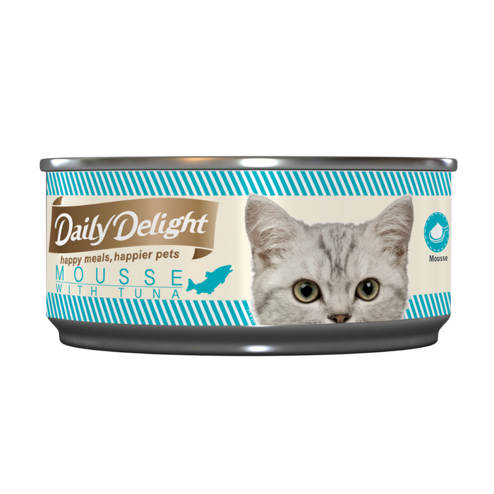 20% OFF: Daily Delight Mousse With Tuna Wet Cat Food (24 Cans)