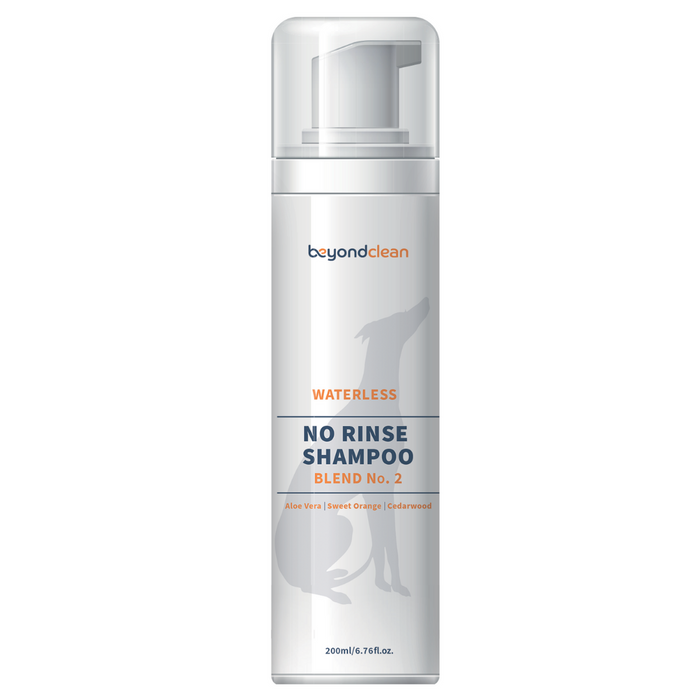Beyond Clean Blend No.2 Organic Sweet Orange Waterless No Rinse Shampoo Foam