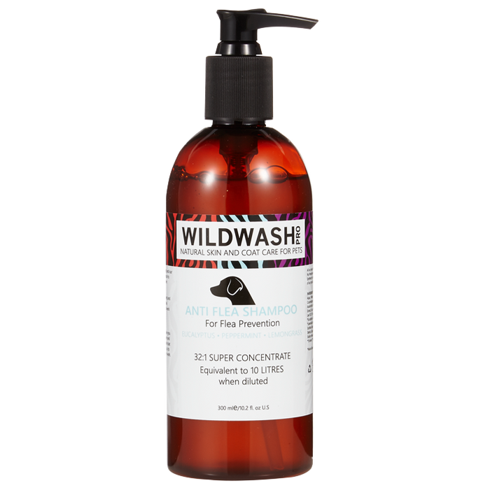 WildWash PRO Natural Flea With Lavender & Peppermint Shampoo For Dogs