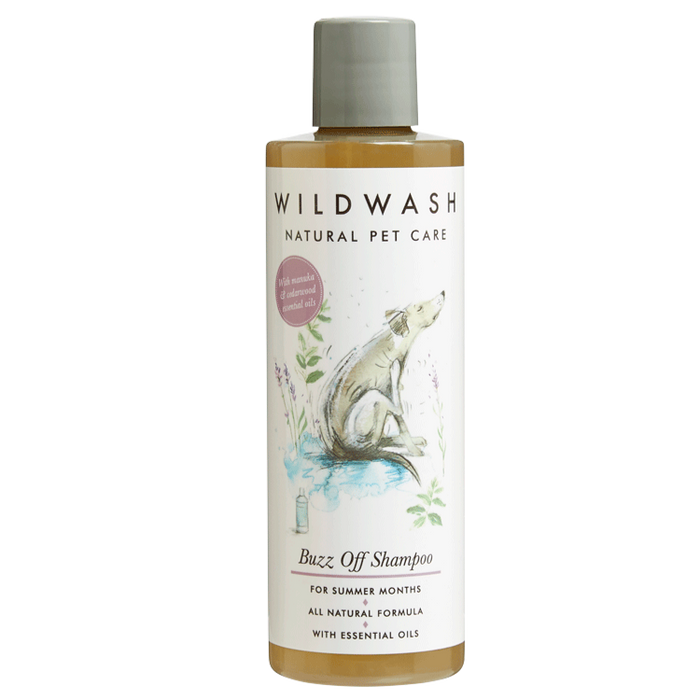 WildWash Pet Natural Buzz Off Shampoo With Manuka & Cedarwood For Dogs