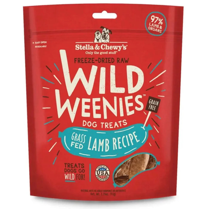 Stella & Chewy’s Freeze Dried Raw Wild Weenies Grass-Fed Lamb Recipe Dog Treats