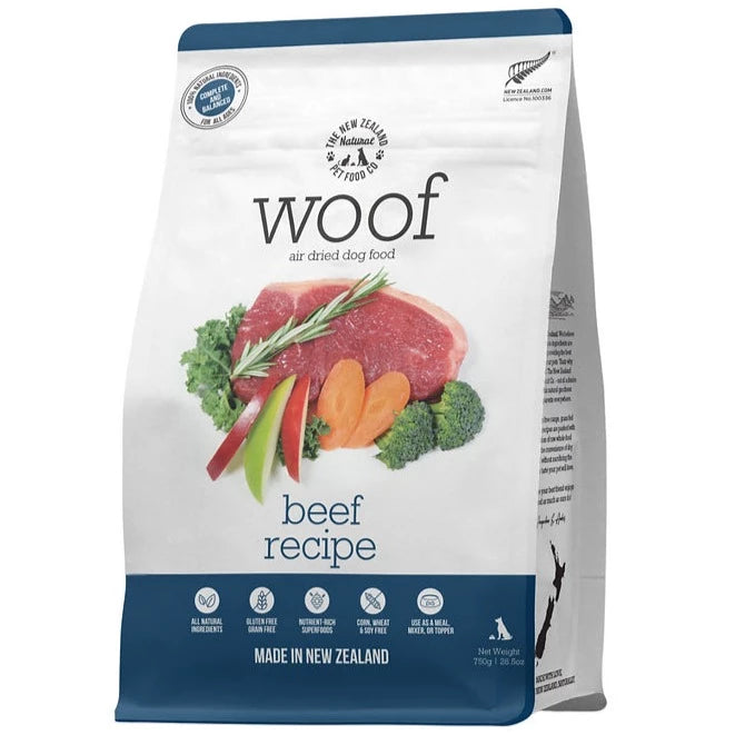 35% OFF: The NZ Natural Pet Food Co. WOOF Air Dried Beef Recipe Treats For Dogs