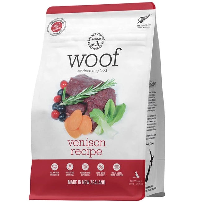 35% OFF: The NZ Natural Pet Food Co. WOOF Air Dried Venison Recipe Treats For Dogs