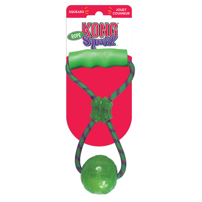 20% OFF: Kong® Squeezz Ball With Handle Dog Toy (Assorted Colour)