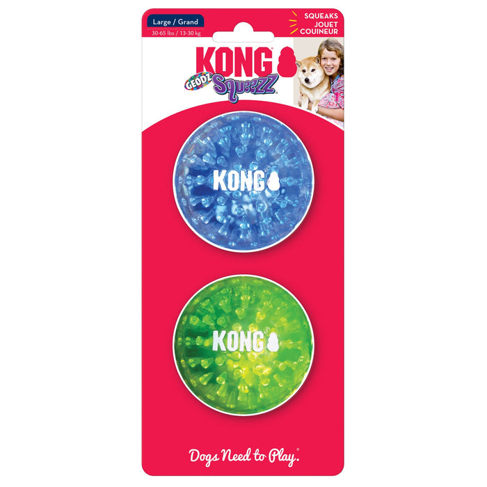 20% OFF: Kong® Squeezz Geodz Dog Toy (Assorted Colour)
