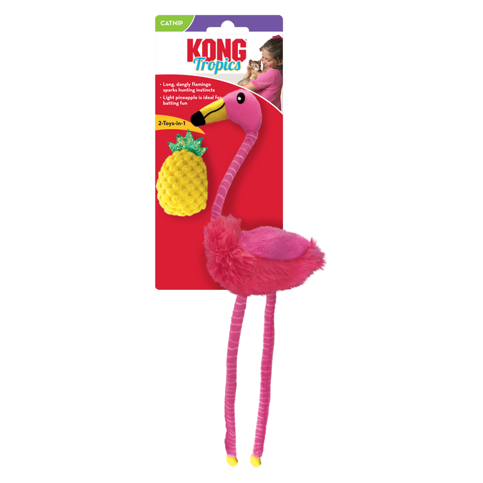 20% OFF: Kong Tropics Flamingo Cat Toy