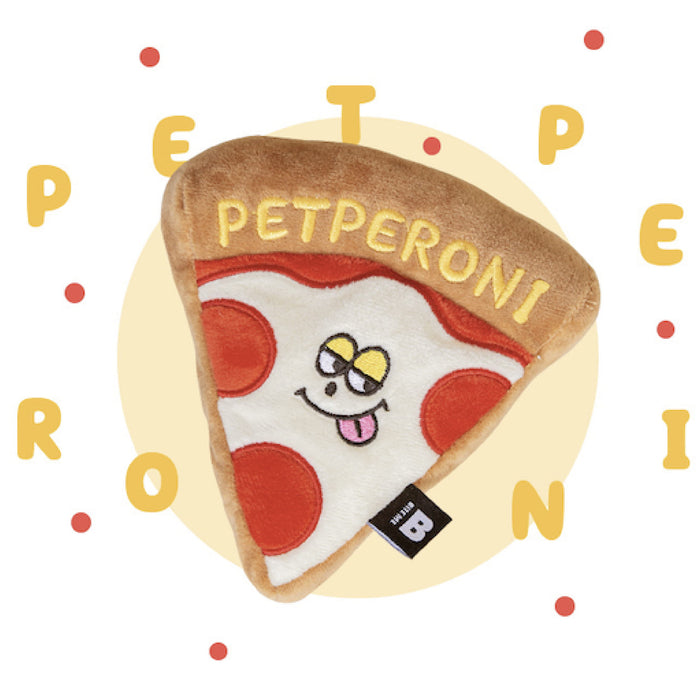 Bite Me Petperoni Pizza Dog Toy