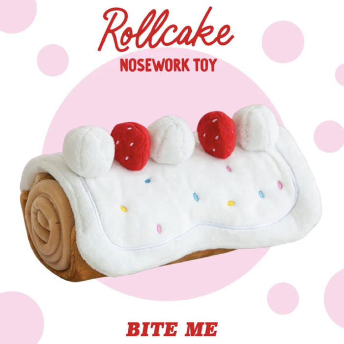 Bite Me Roll Cake Nose Work Dog Toy