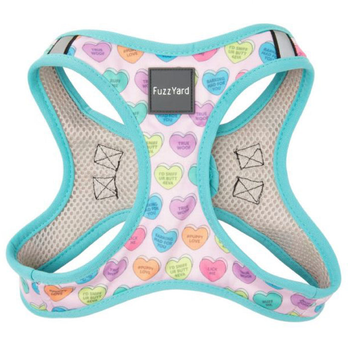 15% OFF: FuzzYard Candy Hearts Dog Step-In Harness