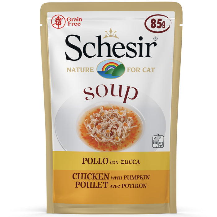 Schesir Chicken & Pumpkin In Pouch Wet Cat Food