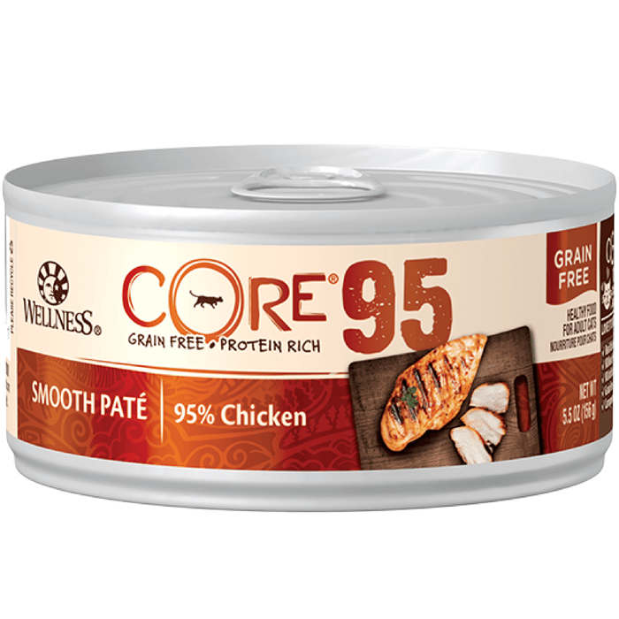 20% OFF: Wellness CORE Grain Free 95% Chicken Wet Cat Food