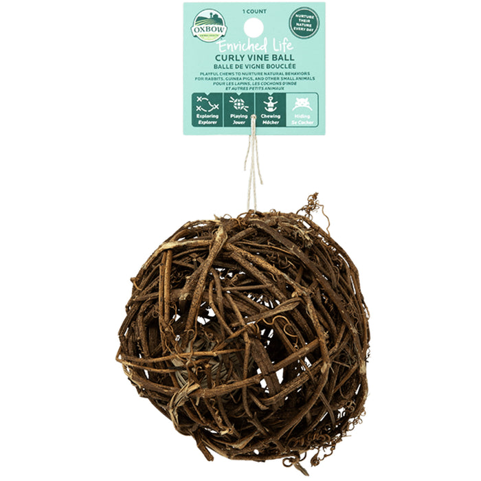 20% OFF: Oxbow Enriched Life Natural Chews Curly Vine Ball