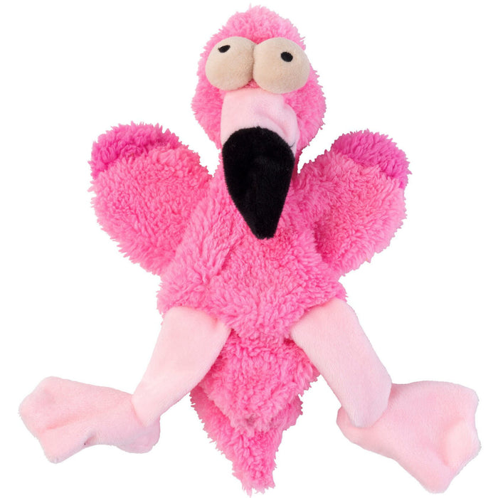15% OFF: FuzzYard Flat Out Nasties Flo The Flamingo Dog Toy