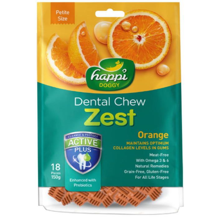 15% OFF: Happi Doggy Orange Dental Chews